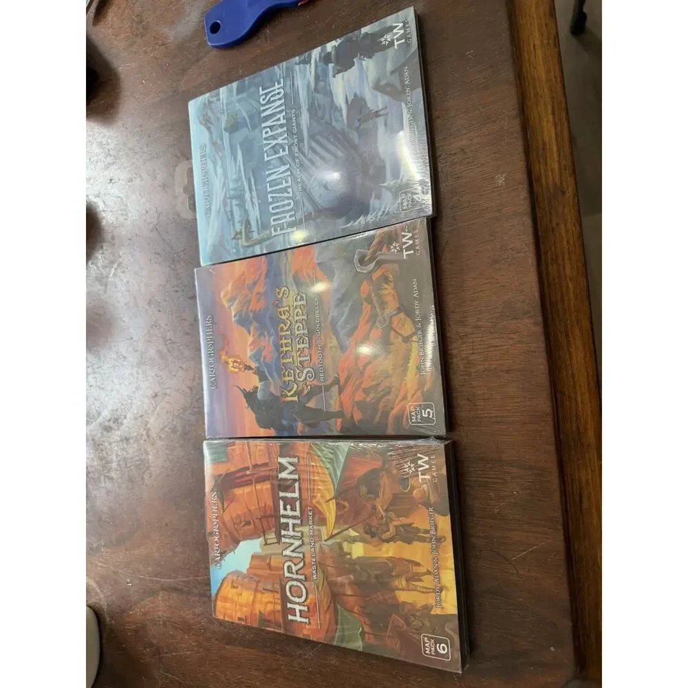 Cartographers Map Packs 4 5 6 Frozen Expanse Kethra Hornhelm New Sealed